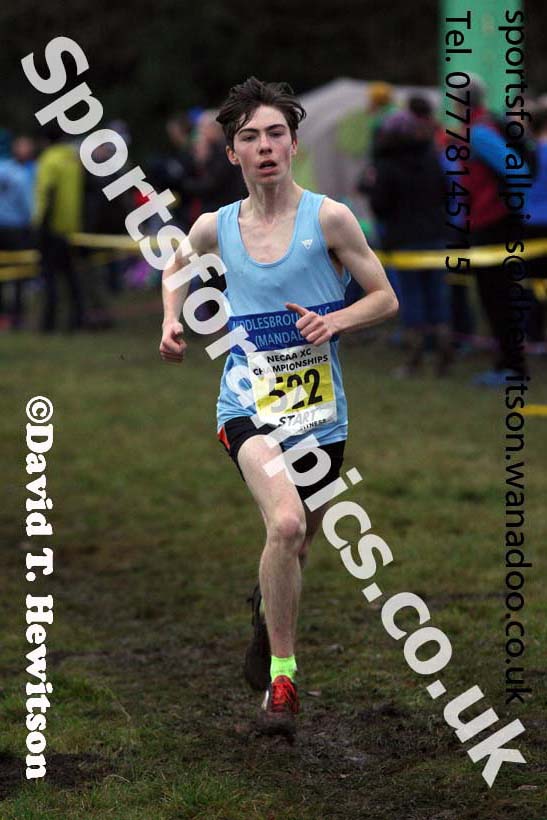 Mens under-17s North Eastern Cross Country, Aykley Heads, Durham. Photo: David T. Hewitson/Sports for All Pics